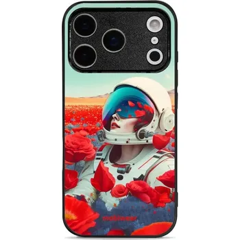 Pouzdro na mobilní telefon Lesklý kryt Mobiwear Glossy - Apple iPhone 17 Pro - G001G Astronautka v květech (Prémiové lesklé pouzdro, obal, kryt Mobiwear Glossy na mobil Apple iPhone 17 Pro - G001G Astronautka v květech, materiál Plast + TPU silikon - krytí po všech stranách,)