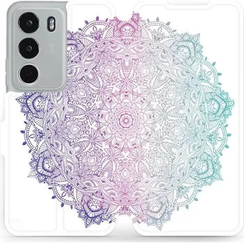 Pouzdro na mobilní telefon Flipové pouzdro Mobiwear - Realme C71 - M008S Mandala (Knížkové flip pouzdro, obal, kryt na mobil Realme C71 - M008S Mandala, materiál Umělá kůže + TPU - ochrana 360°, stojánek, silikonová vanička, magnetické zavírání)