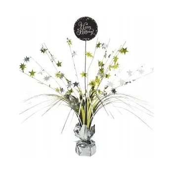 Party dekorace Dekorace na stůl Happy Birthday Narozeniny 46 cm