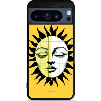 Pouzdro na mobilní telefon Lesklý kryt Mobiwear Glossy - Google Pixel 8 Pro - G056G Tvář slunce (Prémiové lesklé pouzdro, obal, kryt Mobiwear Glossy na mobil Google Pixel 8 Pro - G056G Tvář slunce, materiál Plast + TPU silikon - krytí po všech stranách, neošoupatelný potisk, tenké)