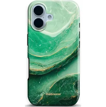 Pouzdro na mobilní telefon Odolný obal Mobiwear Elite Pro - Apple iPhone 17 - EP38E Zelený mramor (Odolné pouzdro, obal kryt Mobiwear Elite Pro - maximální ochrana mobilu Apple iPhone 17, zesílené hrany, přesné výřezy, pohodlné držení, odolná grafika, kvalitní materiály)