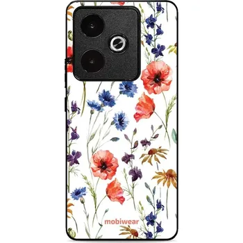 Pouzdro na mobilní telefon Lesklý kryt Mobiwear Glossy - Realme GT 7T - G032G - Luční kvítí (Prémiové lesklé pouzdro, obal, kryt Mobiwear Glossy na mobil Realme GT 7T - G032G - Luční kvítí, materiál Plast + TPU silikon - krytí po všech stranách, neošoupatelný potisk, tenké proveden