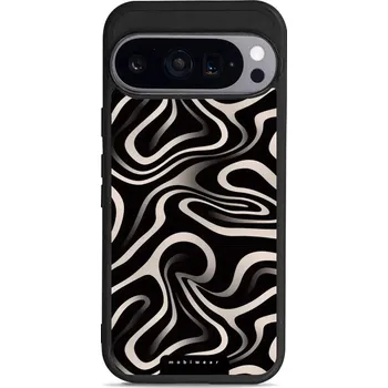 Lesklý kryt Mobiwear Glossy - Google Pixel 9 - GA63G Vlnky a linky (Prémiové lesklé pouzdro, obal, kryt Mobiwear Glossy na mobil Google Pixel 9 - GA63G Vlnky a linky, materiál Plast + TPU silikon - krytí po všech stranách, neošoupatelný potisk, tenké)