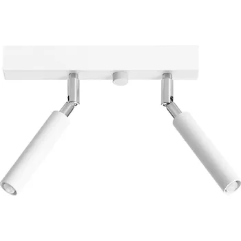 Bodové svítidlo Bodové svítidlo Eyetech, 2x bílé kovové stínítko, (možnost polohování)