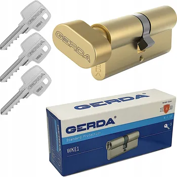 Vložka do dveří Vložka do zámku GERDA dveří 35g/45 s knoflíkem