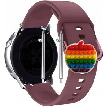 Pouzdro na mobilní telefon Pásek Řemínek pro MyKronoz ZeTime Regular, Silikon Bordová smyčka, nastavitelný