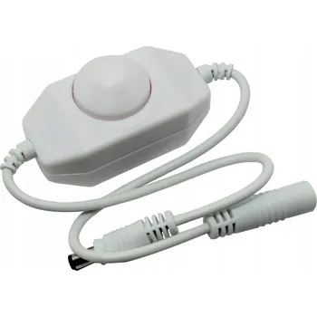 MINI stmívač DC s potenciometrem 12V 24V 4A 48W pro LED pásky mono BÍLÝ