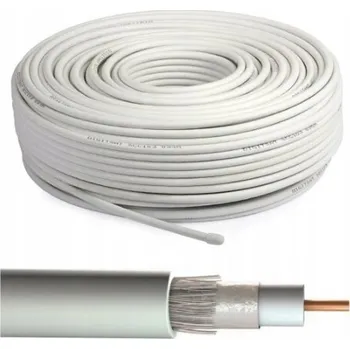 elektrický kabel Anténní kabel Kulatý, koaxiální Anténní Digitsat 1 x 1,0