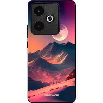 Pouzdro na mobilní telefon Lesklý kryt Mobiwear Glossy - Realme GT 7T - G008G Pahorky s měsícem (Prémiové lesklé pouzdro, obal, kryt Mobiwear Glossy na mobil Realme GT 7T - G008G Pahorky s měsícem, materiál Plast + TPU silikon - krytí po všech stranách, neošoupatelný potisk, tenké)