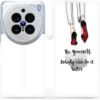 Pouzdro na mobilní telefon Flipové pouzdro Mobiwear - Vivo X200 Pro - M046P Be yourself (Knížkové flip pouzdro, obal, kryt na mobil Vivo X200 Pro - M046P Be yourself, materiál Umělá kůže + TPU - ochrana 360°, stojánek, silikonová vanička, magnetické zavírání)