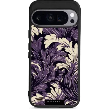 Pouzdro na mobilní telefon Lesklý kryt Mobiwear Glossy - Google Pixel 9 Pro - GA46G Fialové rostliny (Prémiové lesklé pouzdro, obal, kryt Mobiwear Glossy na mobil Google Pixel 9 Pro - GA46G Fialové rostliny, materiál Plast + TPU silikon - krytí po všech stranách, neošoupatelný)