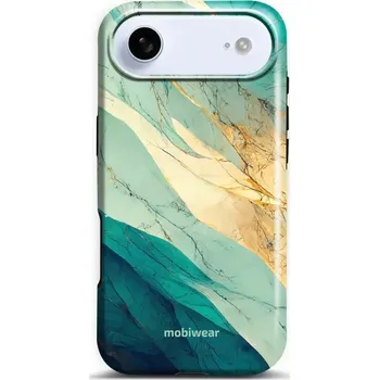 Pouzdro na mobilní telefon Odolný obal Mobiwear Elite Pro - Apple iPhone Air - EP37E Zlatavý a zelenkavý mramor (Odolné pouzdro, obal kryt Mobiwear Elite Pro - maximální ochrana mobilu Apple iPhone Air, zesílené hrany, přesné výřezy, pohodlné držení, odolná grafika, kvalitní)