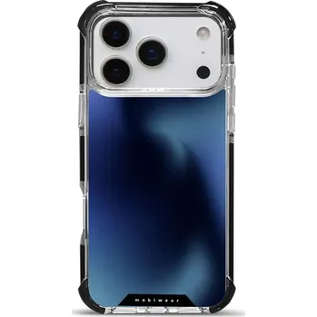 Pouzdro na mobilní telefon Odolný obal Mobiwear MagSafe Elite Bumper - Apple iPhone 17 Pro Max - D037D Modrý odstín (Odolný kryt, pouzdro, obal Mobiwear Elite Bumper na mobil Apple iPhone 17 Pro Max - D037D Modrý odstín, materiál Plast + TPU silikon + kov - zesílená ochrana telefon