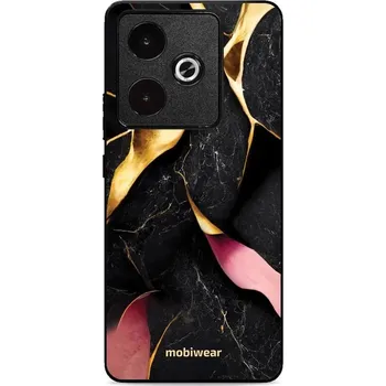 Pouzdro na mobilní telefon Lesklý kryt Mobiwear Glossy - Realme GT 7T - G021G Černý a zlatavý mramor (Prémiové lesklé pouzdro, obal, kryt Mobiwear Glossy na mobil Realme GT 7T - G021G Černý a zlatavý mramor, materiál Plast + TPU silikon - krytí po všech stranách, neošoupatelný)
