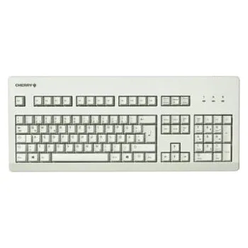 Klávesnice CHERRY G80-3000 - Klávesnice - PS/2, USB - americká - světle šedá (G80-3000LSCEU-0)