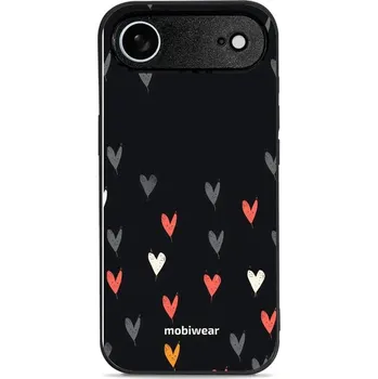Lesklý kryt Mobiwear Glossy - Apple iPhone Air - GP79G Srdíčka (Prémiové lesklé pouzdro, obal, kryt Mobiwear Glossy na mobil Apple iPhone Air - GP79G Srdíčka, materiál Plast + TPU silikon - krytí po všech stranách, neošoupatelný potisk, tenké provedení,)
