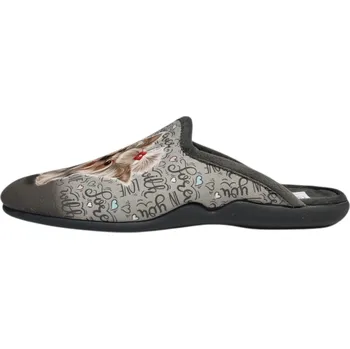 Dámská zdravotní obuv MEDI LINE dámské pantofle D16 SER. 22I-228 šedé Filtr velikosti obuvi: 39