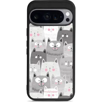 Lesklý kryt Mobiwear Glossy - Google Pixel 9 - G045G - Kočičky (Prémiové lesklé pouzdro, obal, kryt Mobiwear Glossy na mobil Google Pixel 9 - G045G - Kočičky, materiál Plast + TPU silikon - krytí po všech stranách, neošoupatelný potisk, tenké provedení,)
