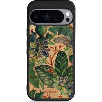 Pouzdro na mobilní telefon Lesklý kryt Mobiwear Glossy - Google Pixel 9 Pro - G036G - Sukulenty (Prémiové lesklé pouzdro, obal, kryt Mobiwear Glossy na mobil Google Pixel 9 Pro - G036G - Sukulenty, materiál Plast + TPU silikon - krytí po všech stranách, neošoupatelný potisk, tenké)