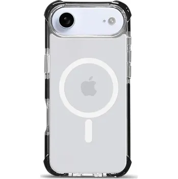 Pouzdro na mobilní telefon Odolný obal Mobiwear MagSafe Elite Bumper - Apple iPhone Air - D001D Čiré (Odolný kryt, pouzdro, obal Mobiwear Elite Bumper na mobil Apple iPhone Air - D001D Čiré, materiál Plast + TPU silikon + kov - zesílená ochrana telefonu, podpora MagSafe, krytí)