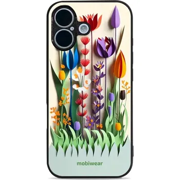Pouzdro na mobilní telefon Lesklý kryt Mobiwear Glossy - Apple iPhone 17 - G015G Barevné květinky (Prémiové lesklé pouzdro, obal, kryt Mobiwear Glossy na mobil Apple iPhone 17 - G015G Barevné květinky, materiál Plast + TPU silikon - krytí po všech stranách, neošoupatelný potisk,)