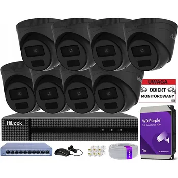 Bezpečnostní kamera SADA PRO MONITORING DOMU 8 KAMER 4MPX VENKOVNÍ PoE IP HILOOK HIKVISION