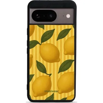 Pouzdro na mobilní telefon Lesklý kryt Mobiwear Glossy - Google Pixel 8 - GP81G Citrony (Prémiové lesklé pouzdro, obal, kryt Mobiwear Glossy na mobil Google Pixel 8 - GP81G Citrony, materiál Plast + TPU silikon - krytí po všech stranách, neošoupatelný potisk, tenké provedení, možno