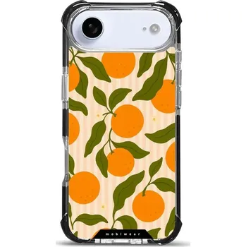 Pouzdro na mobilní telefon Odolný obal Mobiwear MagSafe Elite Bumper - Apple iPhone Air - DP82D Pomeranče (Odolný kryt, pouzdro, obal Mobiwear Elite Bumper na mobil Apple iPhone Air - DP82D Pomeranče, materiál Plast + TPU silikon + kov - zesílená ochrana telefonu, podpora MagSafe,)