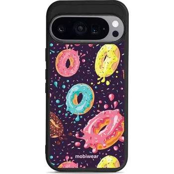 Lesklý kryt Mobiwear Glossy - Google Pixel 9 Pro - G046G - Donutky (Prémiové lesklé pouzdro, obal, kryt Mobiwear Glossy na mobil Google Pixel 9 Pro - G046G - Donutky, materiál Plast + TPU silikon - krytí po všech stranách, neošoupatelný potisk, tenké)