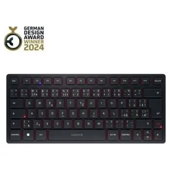 Klávesnice CHERRY KW 9200 MINI - Klávesnice - bezdrátový - 2.4 GHz, Bluetooth 5.0 - česká - klávesový (JK-9250CS-2)