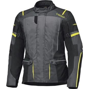 Moto bunda Held Held ZORRO ST cestovní textilní bunda šedá/fluo-žlutá vel.4XL 4XL