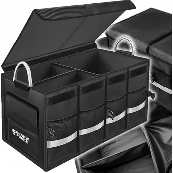 Organizér do auta Organizér do kufru auta Renew Force se 3 přihrádkami voděodolný černý