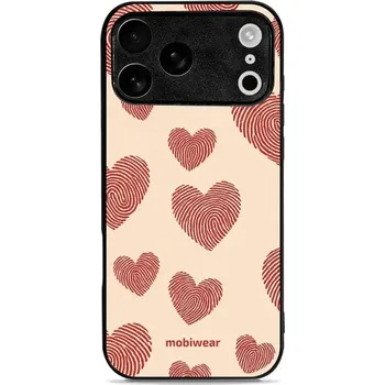 Pouzdro na mobilní telefon Lesklý kryt Mobiwear Glossy - Apple iPhone 17 Pro Max - GP93G Otisk srdce (Prémiové lesklé pouzdro, obal, kryt Mobiwear Glossy na mobil Apple iPhone 17 Pro Max - GP93G Otisk srdce, materiál Plast + TPU silikon - krytí po všech stranách, neošoupatelný)