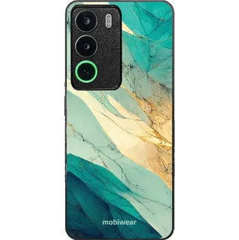 Pouzdro na mobilní telefon Lesklý kryt Mobiwear Glossy - Realme C71 - G024G - Zlatavý a zelenkavý mramor (Prémiové lesklé pouzdro, obal, kryt Mobiwear Glossy na mobil Realme C71 - G024G - Zlatavý a zelenkavý mramor, materiál Plast + TPU silikon - krytí po všech stranách,)