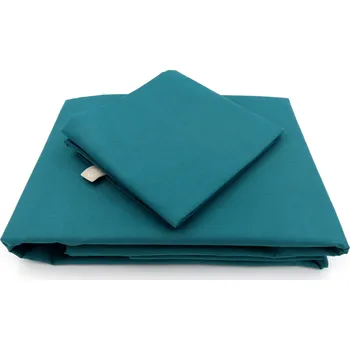 Povlečení POVLEČENÍ BAVLNĚNÉ 220x200 + 70x80 Premium Tyrkysové