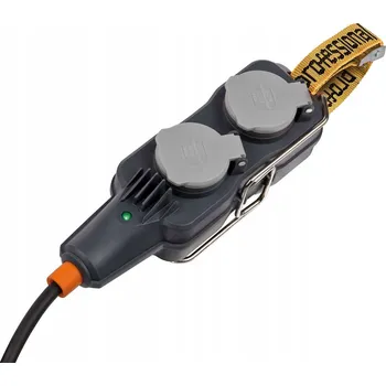 Elektrická zásuvka Elektrická Zásuvka rozbočka Brennenstuhl černá