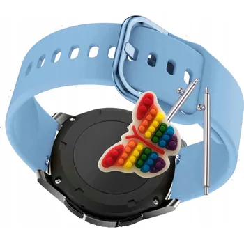 Pouzdro na mobilní telefon Pásek Řemínek pro MyKronoz ZeSport 2, Silikon Modrý Poutko, nastavitelný