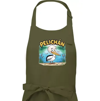 Kuchyňská zástěra Pelichán - Pánská zástěra na vaření - Univerzální velikost ( Khaki )