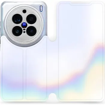 Pouzdro na mobilní telefon Flipové pouzdro Mobiwear - Vivo X200 Pro - VP64S Perleťový odstín (Knížkové flip pouzdro, obal, kryt na mobil Vivo X200 Pro - VP64S Perleťový odstín, materiál Umělá kůže + TPU - ochrana 360°, stojánek, silikonová vanička, magnetické zavírání)