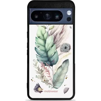 Pouzdro na mobilní telefon Lesklý kryt Mobiwear Glossy - Google Pixel 8 Pro - G018G Jemné kvítí (Prémiové lesklé pouzdro, obal, kryt Mobiwear Glossy na mobil Google Pixel 8 Pro - G018G Jemné kvítí, materiál Plast + TPU silikon - krytí po všech stranách, neošoupatelný potisk, tenké)