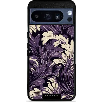 Pouzdro na mobilní telefon Lesklý kryt Mobiwear Glossy - Google Pixel 8 Pro - GA46G Fialové rostliny (Prémiové lesklé pouzdro, obal, kryt Mobiwear Glossy na mobil Google Pixel 8 Pro - GA46G Fialové rostliny, materiál Plast + TPU silikon - krytí po všech stranách, neošoupatelný)