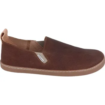 Dámské polobotky Barefoot kožené Slip on Pegres BF82 0.1 hnědé 40