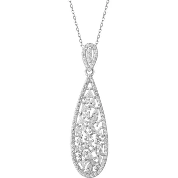 Přívěsek Stříbrný přívěsek se zirkony - AP538-7715