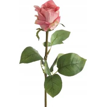 umělá květina Umělá květina růže 68 cm růžová Eurofirany