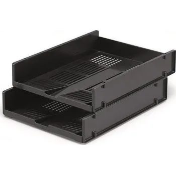 Odkladač Optimo, černá, plastový, A4, DURABLE 1700784058