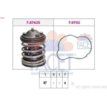 Automobilové těsnění Termostat, chladivo FACET 7.8827