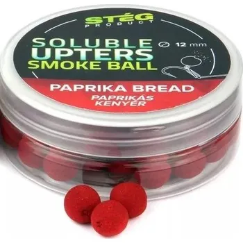 Boilies Nástrahy Stég Soluble Upters Smoke Ball 12mm 30gr Paprika Bread