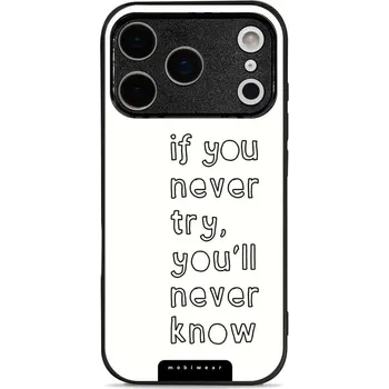 Pouzdro na mobilní telefon Lesklý kryt Mobiwear Glossy - Apple iPhone 17 Pro - G075G Never know (Prémiové lesklé pouzdro, obal, kryt Mobiwear Glossy na mobil Apple iPhone 17 Pro - G075G Never know, materiál Plast + TPU silikon - krytí po všech stranách, neošoupatelný potisk, tenké)