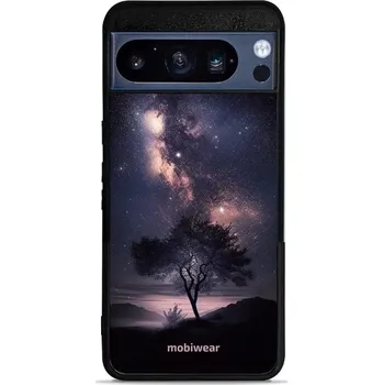 Pouzdro na mobilní telefon Lesklý kryt Mobiwear Glossy - Google Pixel 8 Pro - G005G Strom s galaxií (Prémiové lesklé pouzdro, obal, kryt Mobiwear Glossy na mobil Google Pixel 8 Pro - G005G Strom s galaxií, materiál Plast + TPU silikon - krytí po všech stranách, neošoupatelný potisk