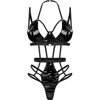 Dámské spodní prádlo Dámské sexy body Keira Lise teddy černé - Obsessive Velikost: L/XL